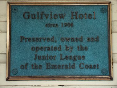 Hotel Plaque